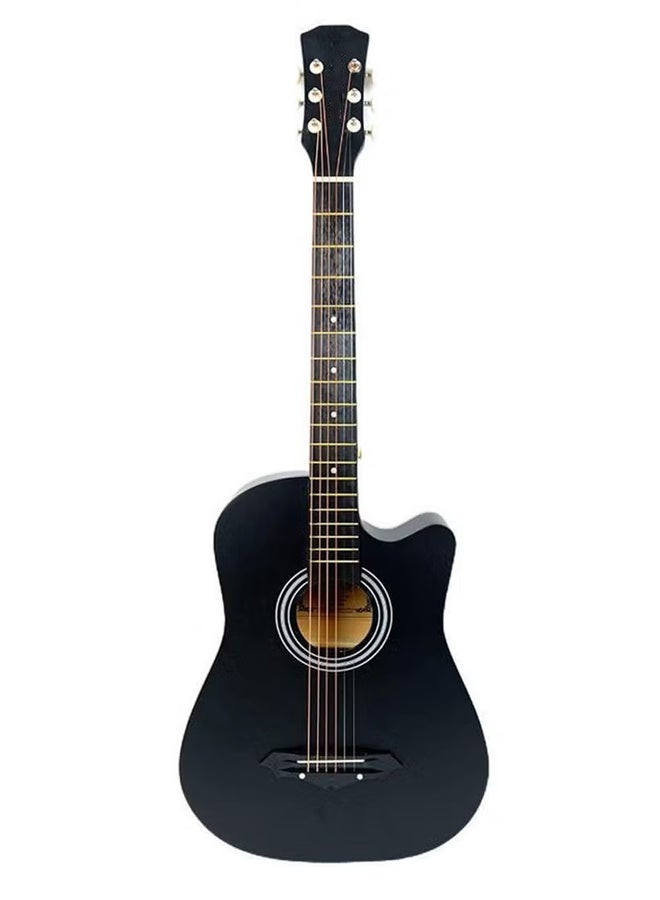 38-Inch Folk Guitar Band Guitar Beginner Guitar Acoustic Guitar for Kids and Adults for Gift - Image 1